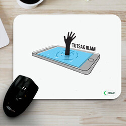 Mousepad - Tutsak Olma Teknoloji Bağımlılığı - Yeşilay