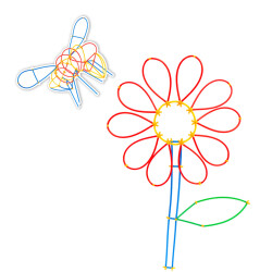 Plus Bambu Çubuklar 300 Parça - Yeşilay