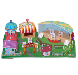 Sirk Sahnesi 3D Puzzle 50 Parça - 2