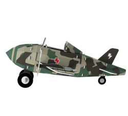 Planör Uçak 3D Puzzle 30 Parça - 2