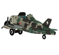 Planör Uçak 3D Puzzle 30 Parça - 3