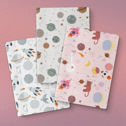 Uzay Serisi 3'lü Defter Seti - 2