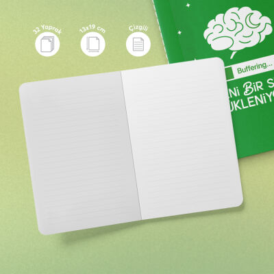 Yeni Bir Sen Yükleniyor Yeşilay Mottolu Defter - 2