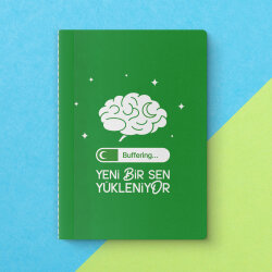 Yeni Bir Sen Yükleniyor Yeşilay Mottolu Defter - 3