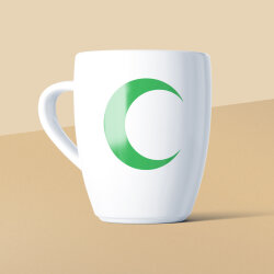 Yeşil Hilal Baskılı Yeşilay Özel Koleksiyon Seramik Kupa - Yeşilay