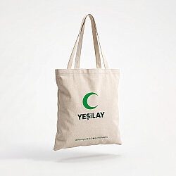Yeşilay Logolu Bez Çanta