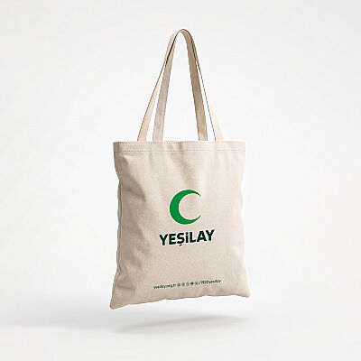 Yeşilay Logolu Bez Çanta - 1