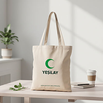Yeşilay Logolu Bez Çanta - 2