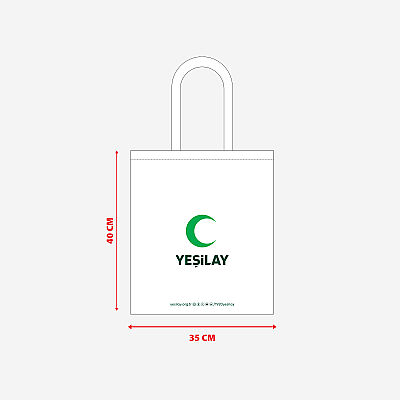 Yeşilay Logolu Bez Çanta - 3