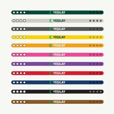 Yeşilay Logolu Çocuk Bileklik 18cm / Beyaz - 1