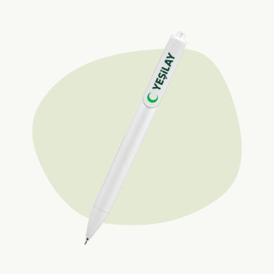 Yeşilay Logolu Plastik Tükenmez Kalem - 1