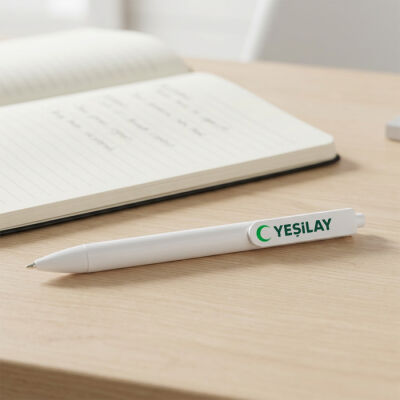 Yeşilay Logolu Plastik Tükenmez Kalem - 2