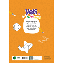 Yeti ile Boyuyorum Boyama Kitabı - 2