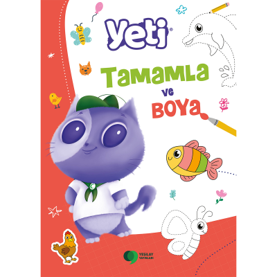 Yeti Tamamla ve Boya Boyama Kitabı - 1